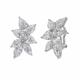 Saskia Diamond Stud Earrings - Jewelry - RUCHI New York