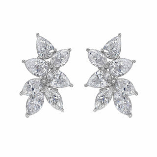 Saskia Diamond Stud Earrings - Jewelry - RUCHI New York