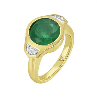 Selva Emerald Cocktail Ring - Jewelry - RUCHI New York