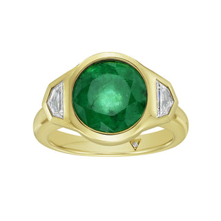 Selva Emerald Cocktail Ring - Jewelry - RUCHI New York