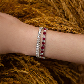 Serenata Ruby Hoop Bracelets - Jewelry - RUCHI New York