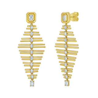 Solano Diamond Chandelier Earrings - Jewelry - RUCHI New York