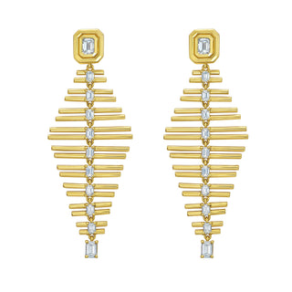Solano Diamond Chandelier Earrings - Jewelry - RUCHI New York