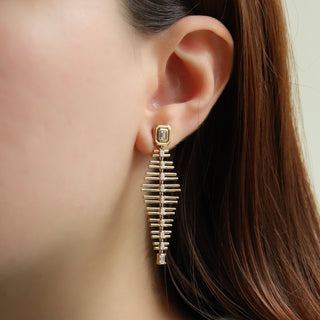 Solano Diamond Chandelier Earrings - Jewelry - RUCHI New York