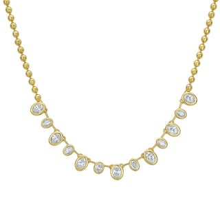 Solaris Diamond Fringe Necklace - Jewelry - RUCHI New York