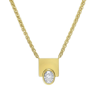 Solaris Diamond Pendant Necklace - Jewelry - RUCHI New York