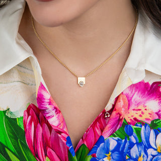 Solaris Diamond Pendant Necklace - Jewelry - RUCHI New York