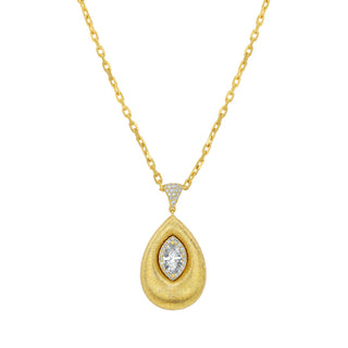 Solene Diamond Pendant Necklace - Jewelry - RUCHI New York