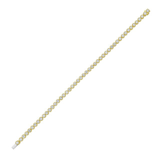 Thistle Diamond Yellow Gold Tennis Bracelet - Jewelry - RUCHI New York