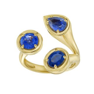 Vesper Blue Sapphire Ring - Jewelry - RUCHI New York