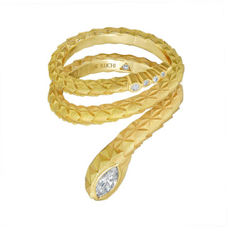 Vibora Diamond Wrap Ring - Jewelry - RUCHI New York