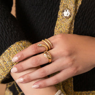 Vibora Diamond Wrap Ring - Jewelry - RUCHI New York