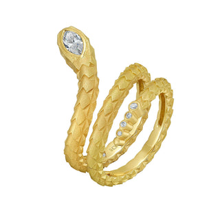 Vibora Diamond Wrap Ring - Jewelry - RUCHI New York