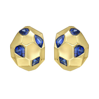 Zahi Blue Sapphire Stud Earrings - Jewelry - RUCHI New York