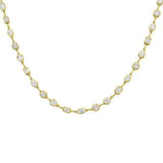 Zephyr Diamond Tennis Necklace - Jewelry - RUCHI New York