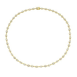 Zephyr Diamond Tennis Necklace - Jewelry - RUCHI New York