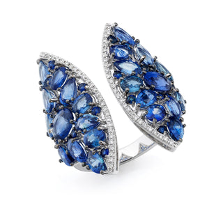 A Sea of Blue Tidal Ring - Jewelry - RUCHI New York