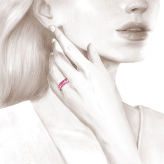 Dolce Ring in Pink Sapphire - Jewelry - RUCHI New York