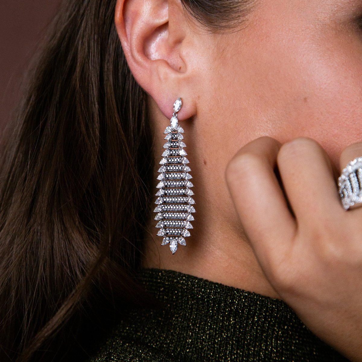 Savoy Earrings - High Jewelry - RUCHI New York