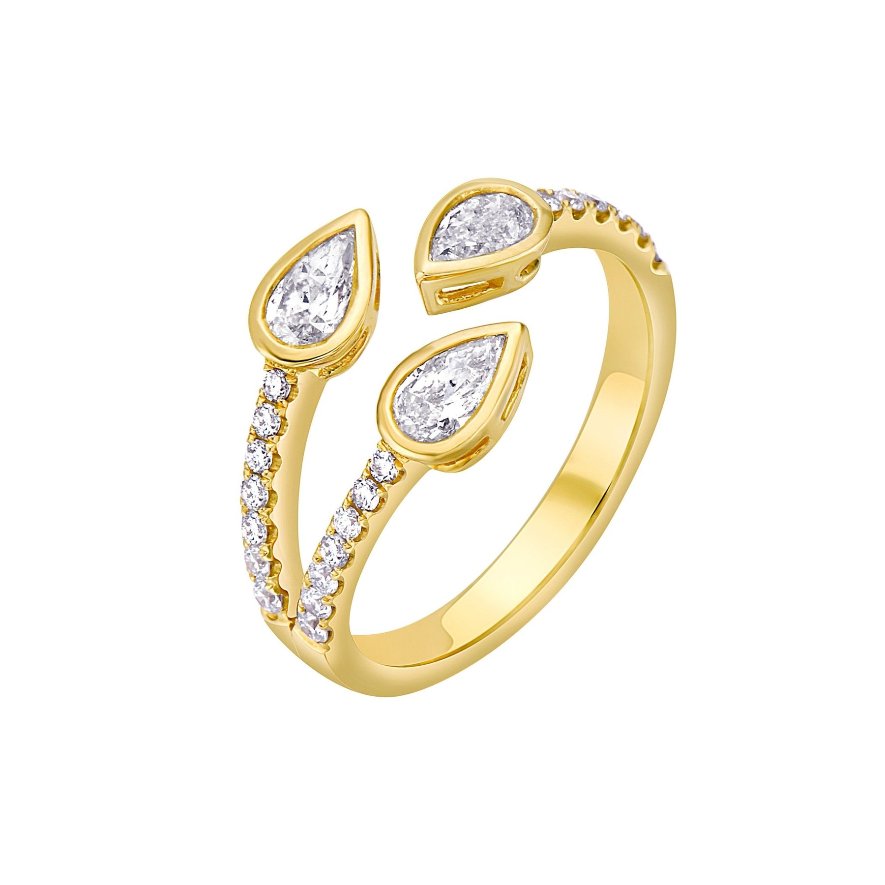 Two Layer Designer Diamond Ring | Radiant Bay